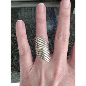 Vintage 925 SS Wrap-Around Adjustable Ring